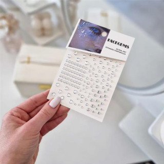 Okrasni lepljivi kristali za telo in obraz