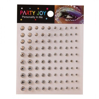 Okrasni lepljivi kristali za telo in obraz