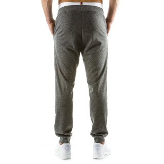 Moške temno sive trenirke z okrasnimi zadrgami