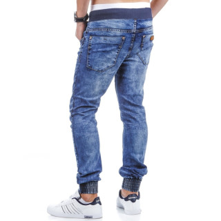 Elegantne modre športne moške hlače