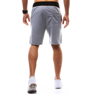 Moške kratke hlače v sivi barvi v klasičnem stilu