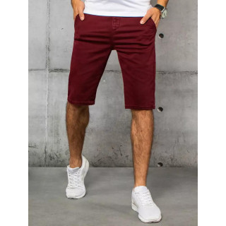 Bordo klasične denim kratke hlače za moške