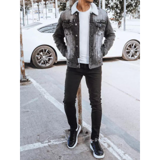 Moška džins jakna za zimo