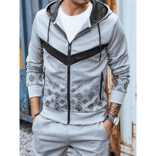 Siv komplet trenirke s potiskom