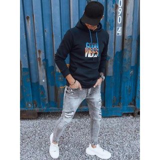 Moški izolirani pulover v temno modri barvi