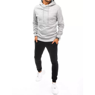 Sivo-črna moška trenirka