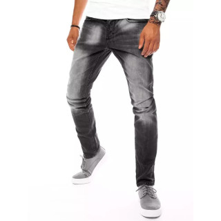 Moške senčene kavbojke v črni barvi