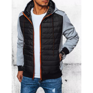 Svetlo siva moška jakna s šivi