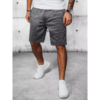 Temno sive moške kratke hlače iz trenirke