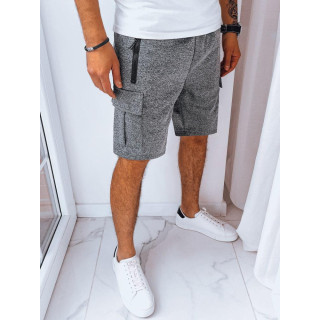 Trenirka temno sive kratke hlače z žepi