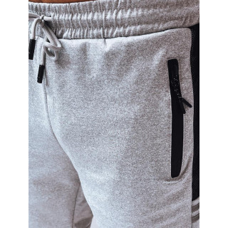 Svetlo sive moške kratke hlače iz trenirke