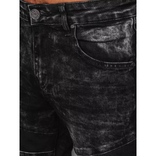 Črne moške kavbojke