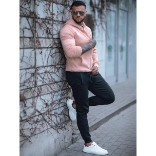 Roza in črna moška trenirka