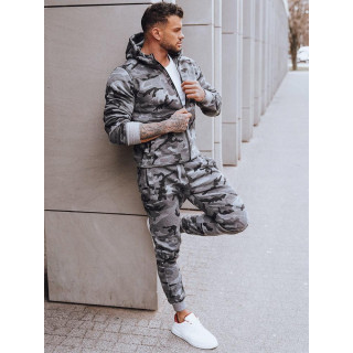 Temno siva kamuflažna trenirka