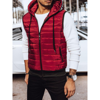 Moški prešit bordo brezrokavnik