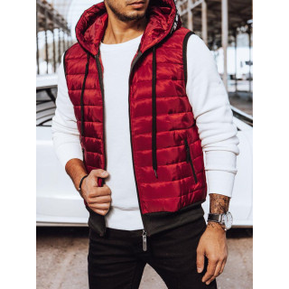 Moški prešit bordo brezrokavnik