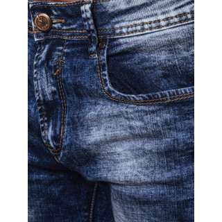 Modre moške kavbojke z luknjami