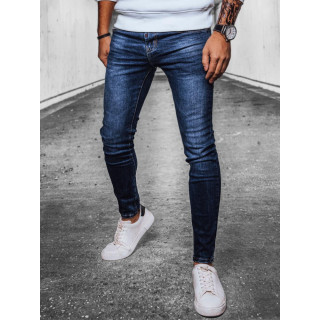 Modre moške ozke kavbojke