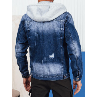 Temno modra moška denim jakna