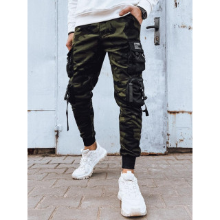 Moški zeleni kamuflažni žepi