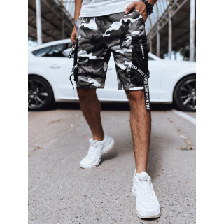 Bele moške kamuflažne kratke hlače