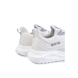 Moške svetle superge Big Star v beli barvi