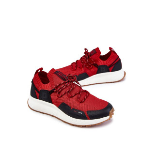 Rdeče tekstilne moške superge