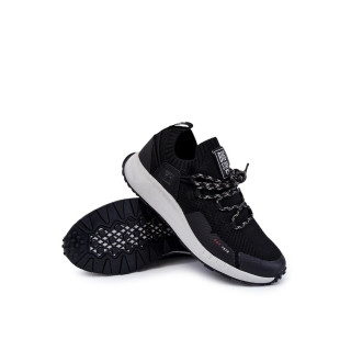 Moške črne tekstilne superge