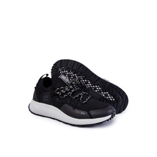 Moške črne tekstilne superge