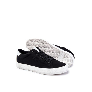 Moški usnjeni škornji v črni barvi