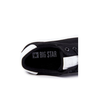 Moški usnjeni škornji v črni barvi