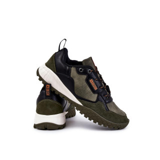 Moške zelene superge z vstavkom iz spominske pene