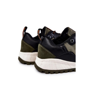 Moške zelene superge z vstavkom iz spominske pene