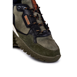 Moške zelene superge z vstavkom iz spominske pene