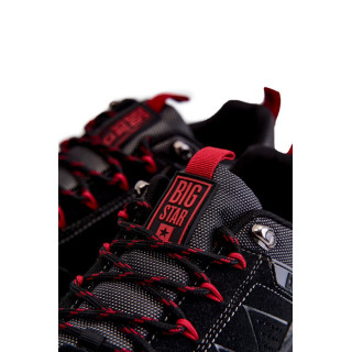 Moški treking čevlji v črni barvi