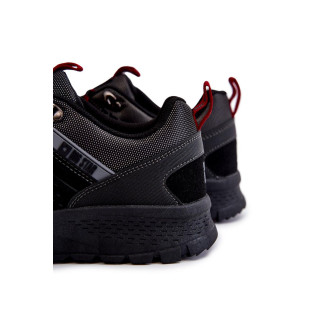 Moški treking čevlji v črni barvi