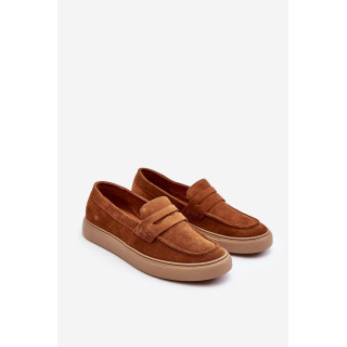 Moški rjavi gležnarji iz semiša