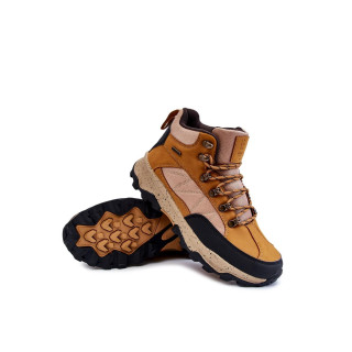 Moški treking čevlji Cross Jeans v kamelji barvi