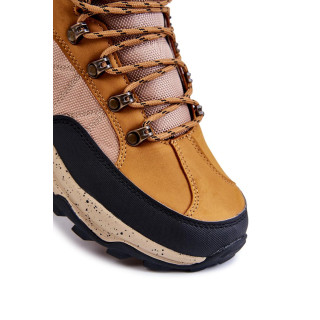 Moški treking čevlji Cross Jeans v kamelji barvi