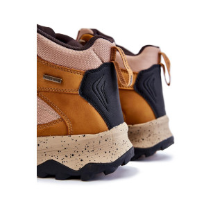 Moški treking čevlji Cross Jeans v kamelji barvi