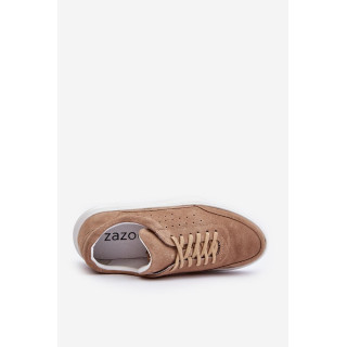 Moške superge iz semiša v bež barvi