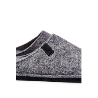 Moški copati iz filca v sivi barvi