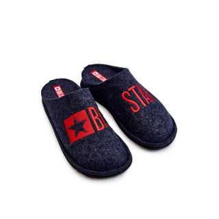 Moški temno modri natikači iz filca Big Star