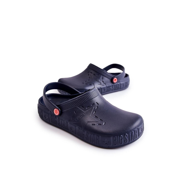Temno modri moški crocsi Big Star