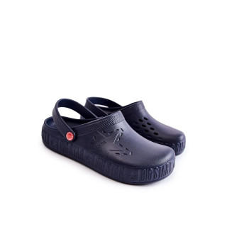 Temno modri moški crocsi Big Star