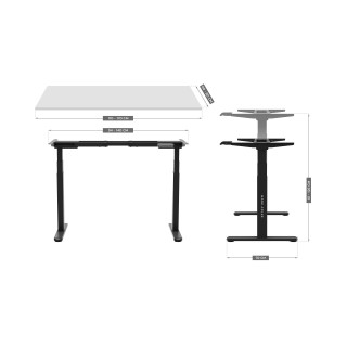 Dvojmotorový elektrický stolový rám Mark Adler Xeno 6.0