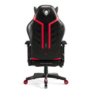 Črno-rdeč igralni stol DIABLO KING X-Ray