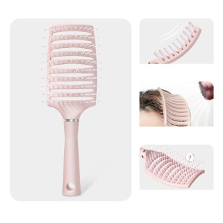 Roza krtača za dvig las pri koreninah