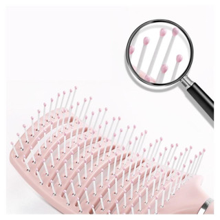 Roza krtača za dvig las pri koreninah