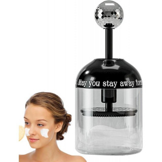 Črna elegantna posodica za penjenje kozmetike